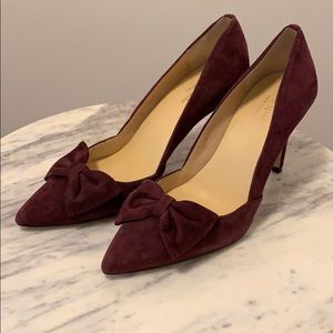Purple Suede Kate Spade Pumps